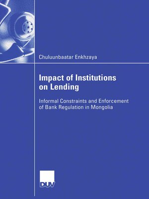 cover image of Impact of Institutions on Lending